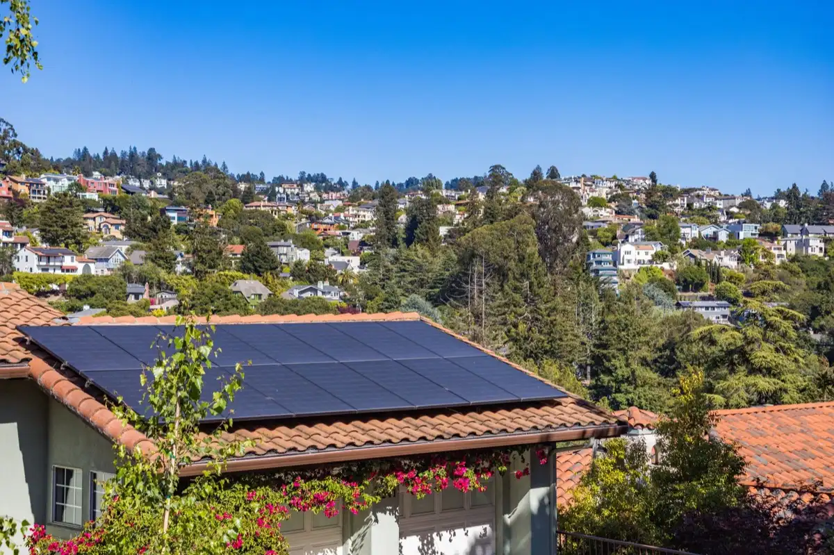 Hips and valleys across a run of rooflines in Vancouver, WA, where two planes meet and hand their water to one line